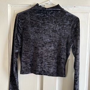 Lululemon All Aligned Crushed Velvet Mock Neck